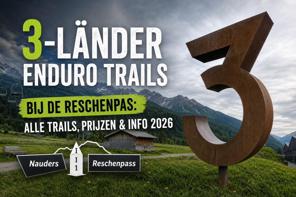 3 Länder Enduro Trails bij de Reschenpas alle trails, prijzen & info