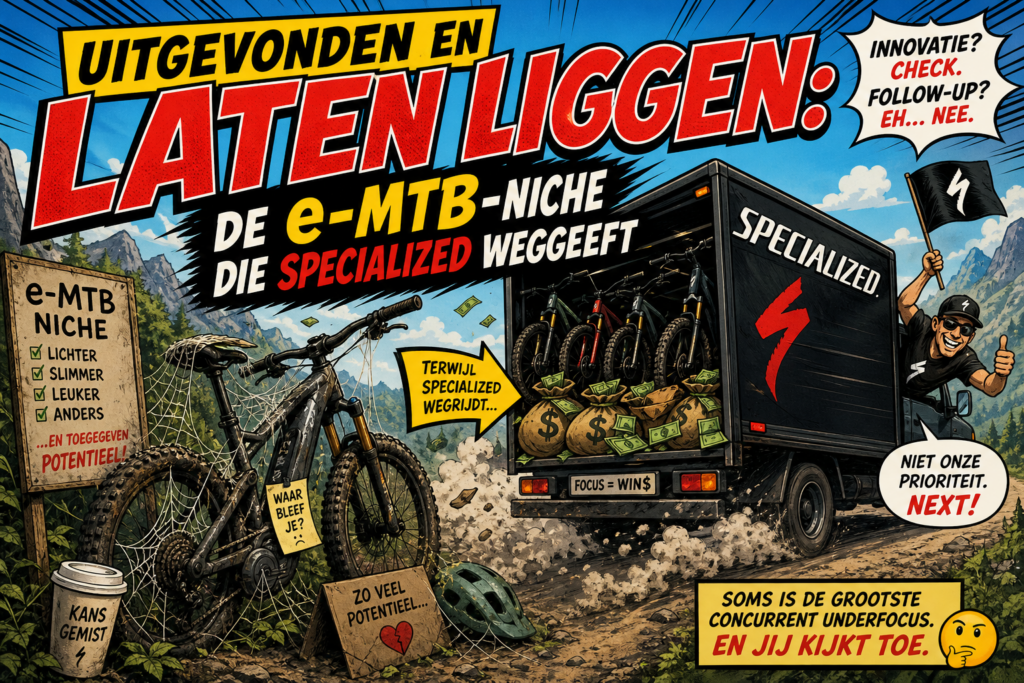 Uitgevonden en laten liggen de e MTB niche die Specialized weggeeft